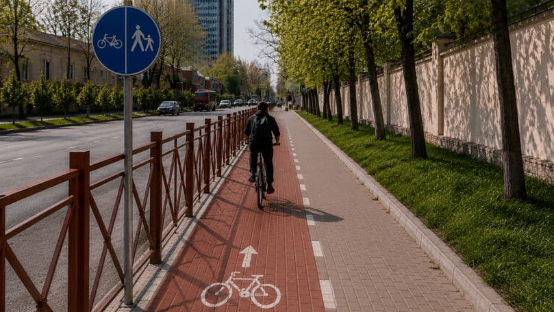 Bicicliștii din Bălți se confruntă cu lipsa infrastructurii adecvate