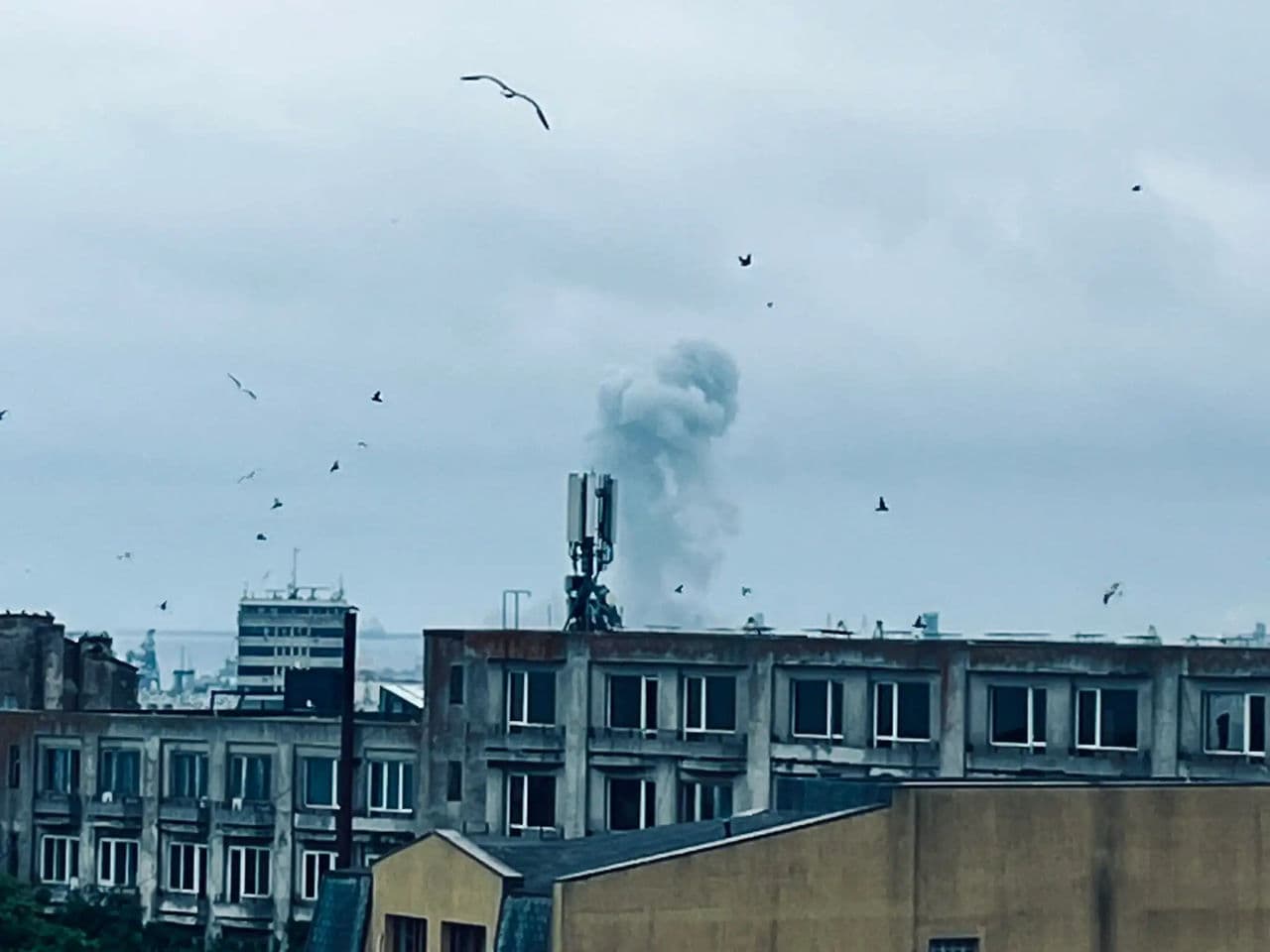 Explozie a unui dron maritim în portul Constanța: evacuări efectuate