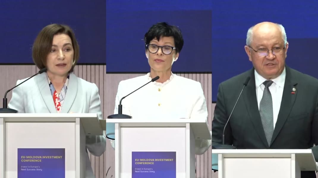 Conferința investițională Moldova-UE la Chișinău: Mesajele lui Sandu, Kos și Munteanu