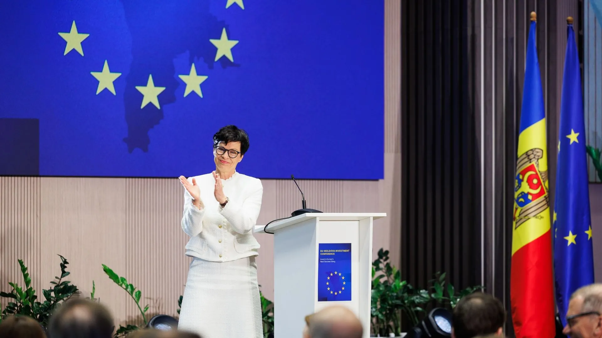 Investiții de peste un miliard de euro în economia Moldovei, spune Marta Kos