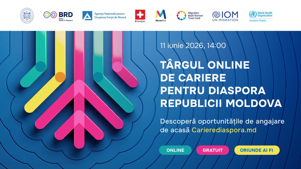 Peste 1000 de moldoveni s-au înscris la Târgul Online de Cariere pentru Diasporă