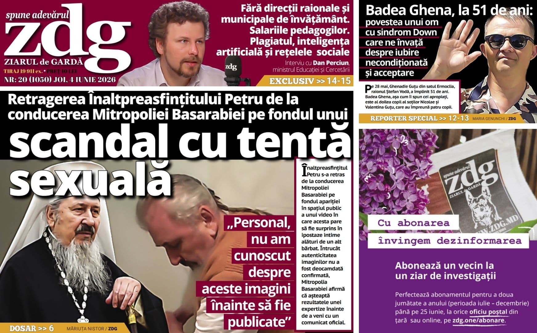 Retragerea Înaltpreasfințitului Petru din Mitropolia Basarabiei, un scandal sexual