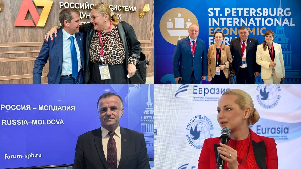 Politicieni moldoveni, prezenți la Forumul Economic Internațional din Sankt Petersburg