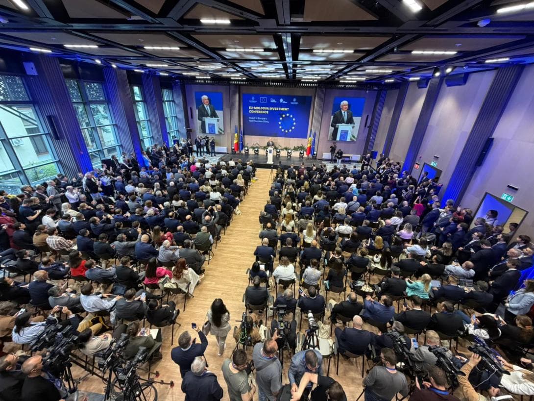 Investiții de peste 1 miliard de euro anunțate la Conferința R. Moldova – UE
