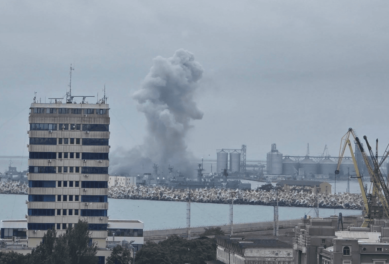 Explozie a unei drone maritime în Portul Constanța, auzită în oraș