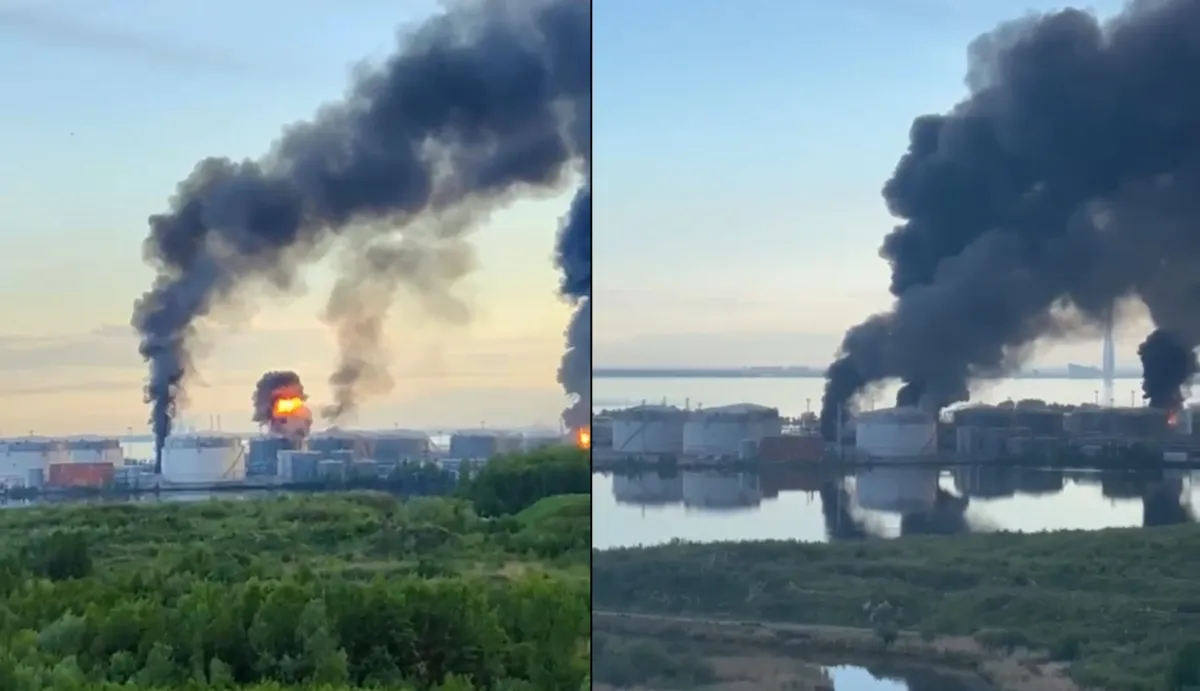 Zelenski confirmă atacurile asupra terminalului petrolier din Sankt Petersburg și a unei întreprinderi militare