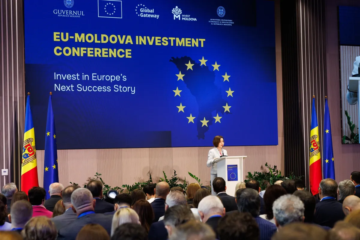 Republica Moldova atrage investiții de peste 1 miliard de euro în cadrul Conferinței UE–RM. Maia Sandu: „Drumul european al țării este mai ferm ca niciodată”